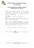 AVISO DE EDITAL DE PROCESSO SELETIVO SIMPLIFICADO N. 01/2026.