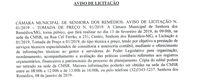 Aviso de Licitação Nº 001.2019- Tomada de preços Nº 001.2019-  Prestação de serviços técnicos especializados de consultoria e assessoria contábil conforme especificação do edital