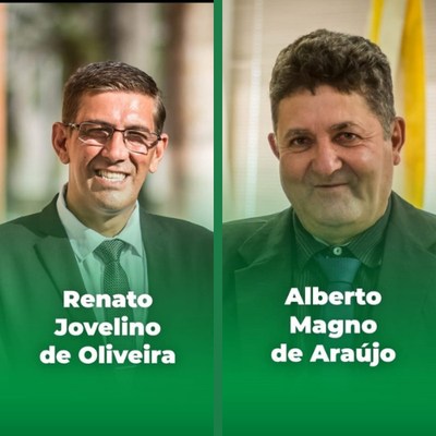 Vereador Renato e Vice Presidente Alberto